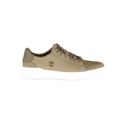 Green Leather Men Sneaker