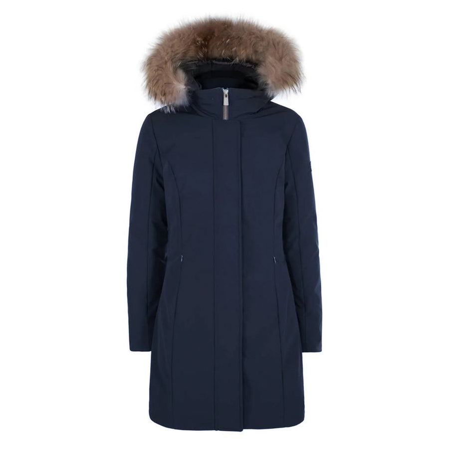 Blue Nylon Jackets & Coat