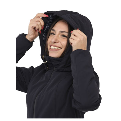 Blue Nylon Jackets & Coat