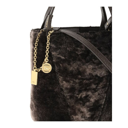 Brown Fur Shoulder Bag