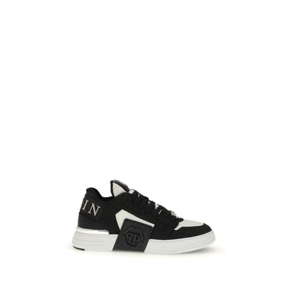 Black Calf Leather Bos Taurus Low Top Sneakers