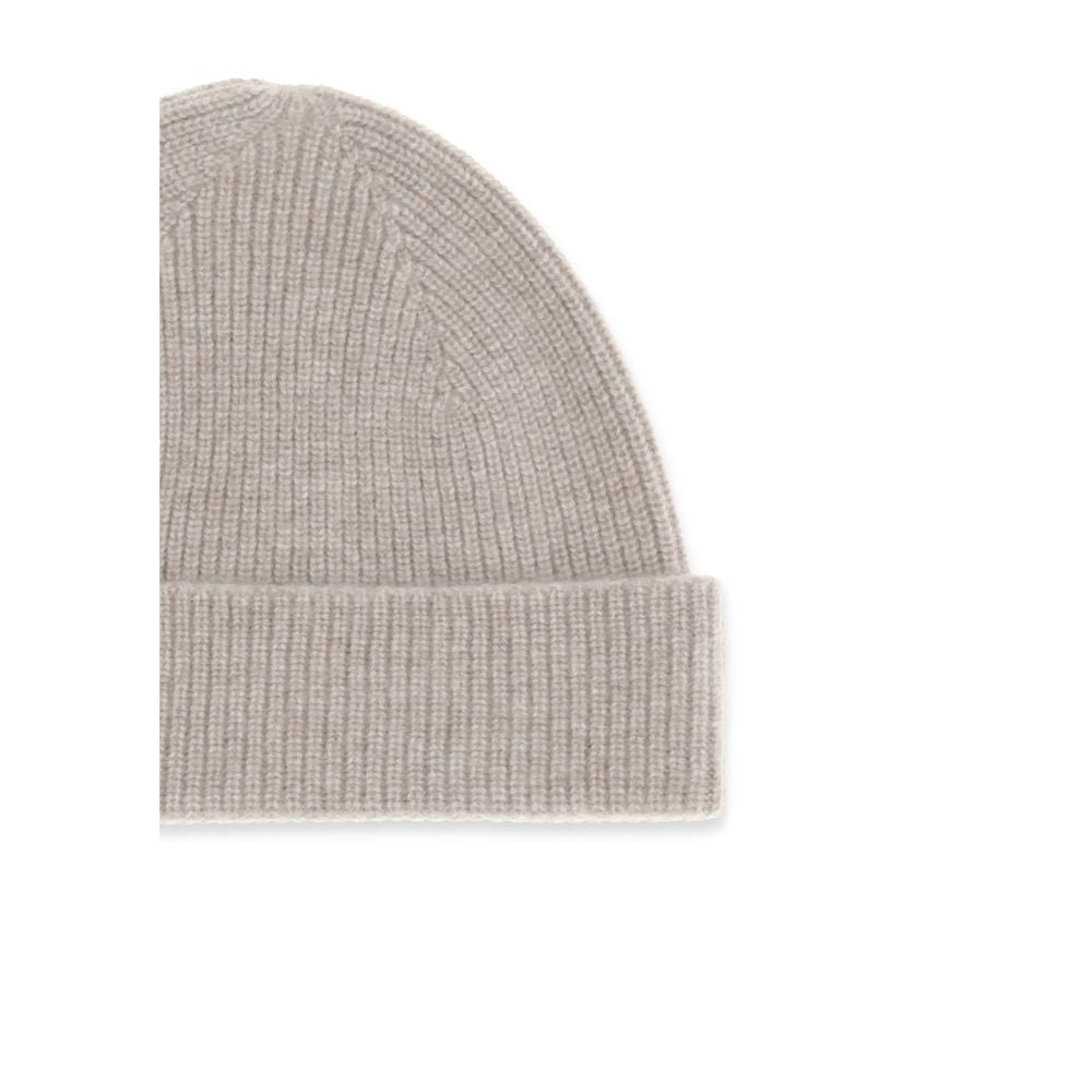 Beige Cashmere Beanie