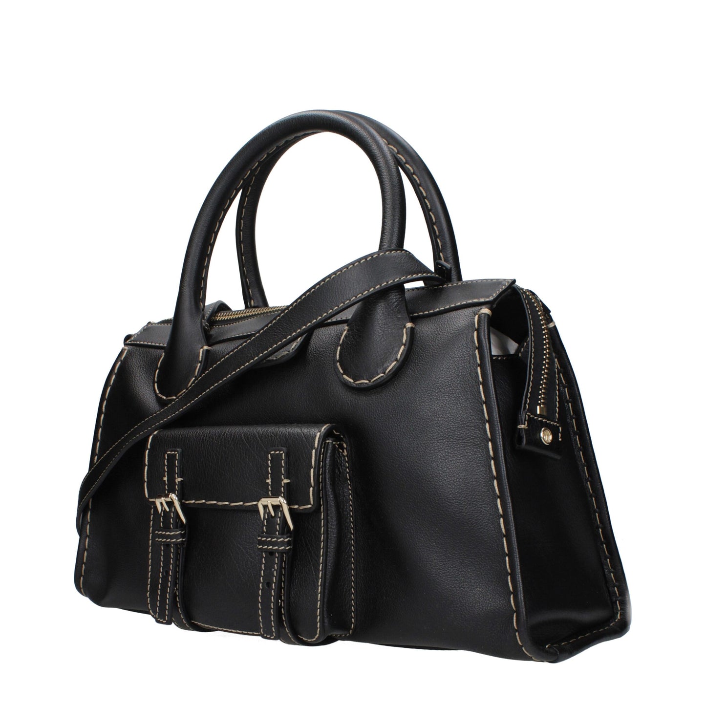 Black Leather Handbag