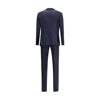 Blue Wool Two-Piece Suit