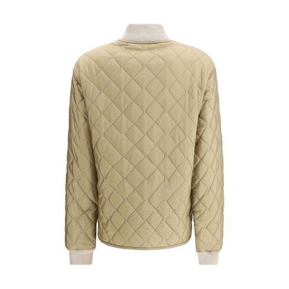 Beige Polyamide Bomber