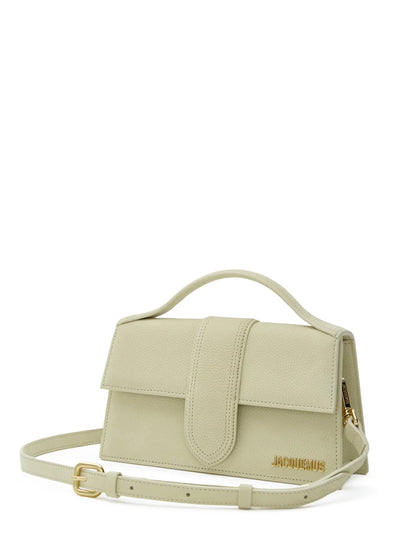 Beige Textured Le Grand Bambino Bag