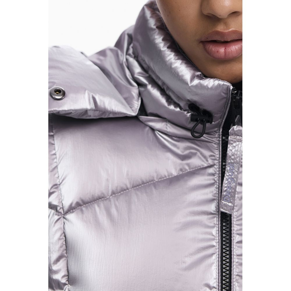 Pink Polyethylene Women Jacket