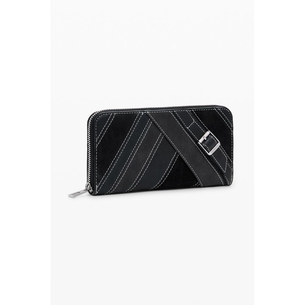 Black Polyethylene Women Wallet