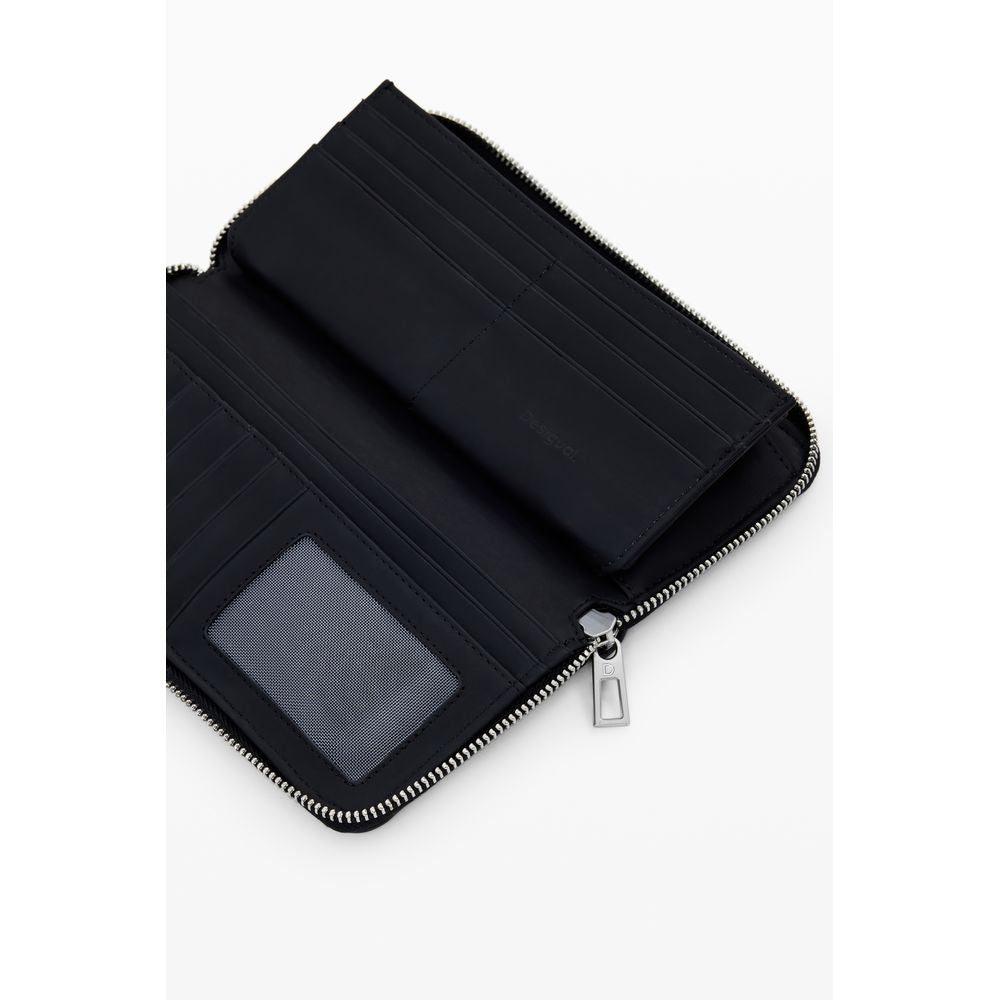 Black Polyethylene Women Wallet