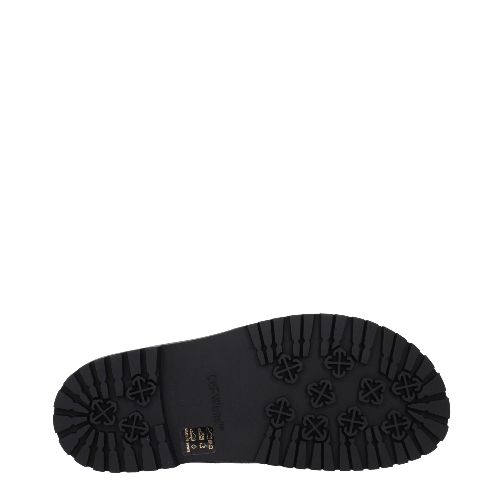 Green Fabric Flat Sandals