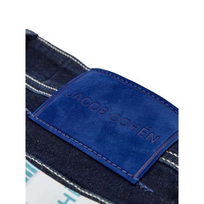 Blue Cotton Skinny Jeans