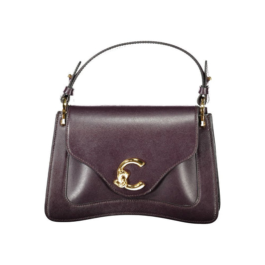 Purple Leather Handbag