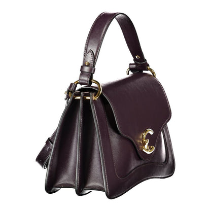 Purple Leather Handbag