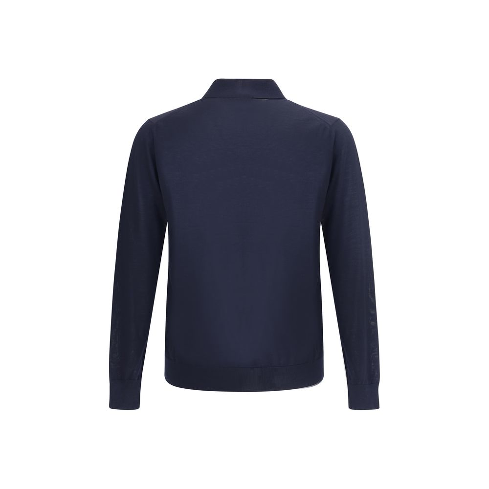 Wool Polo Sweater