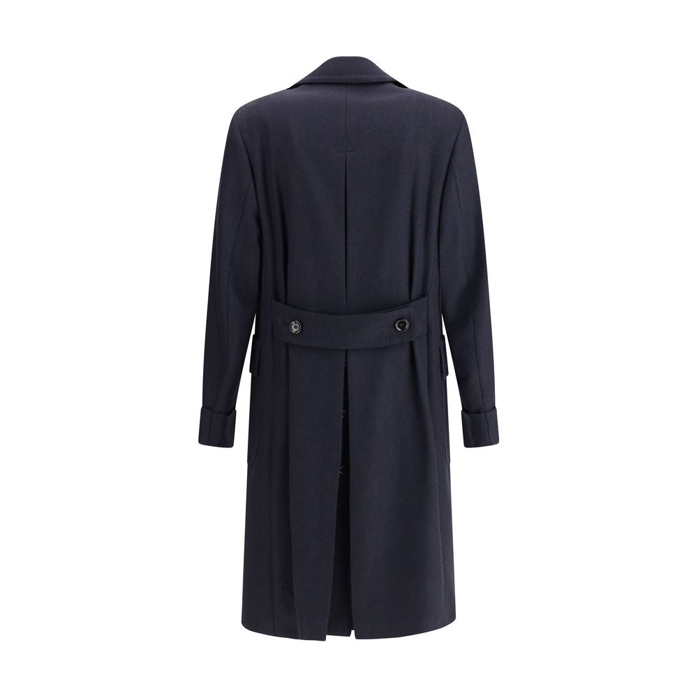 Blue Wool Coat