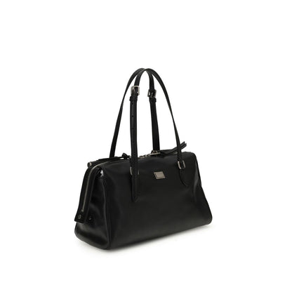 Black Calf Leather Bos Taurus Shoulder Bag