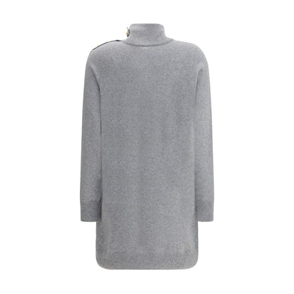 Gray Cashmere Casual Dress