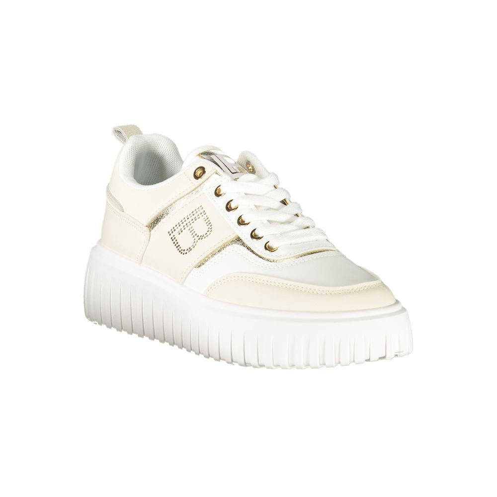Beige Polyester Women Sneaker