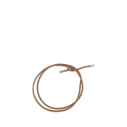 Beige Calf Leather Bos Taurus Thin Belt