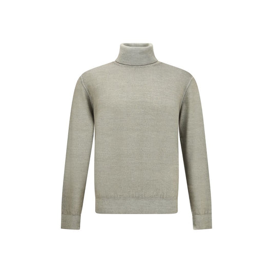 Green Wool Turtleneck