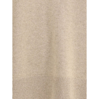 Beige Cashmere Cashmere Sweater