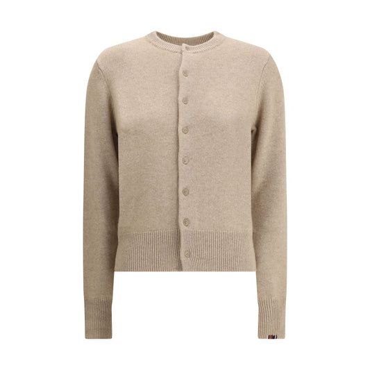 Beige Cashmere Cardigan