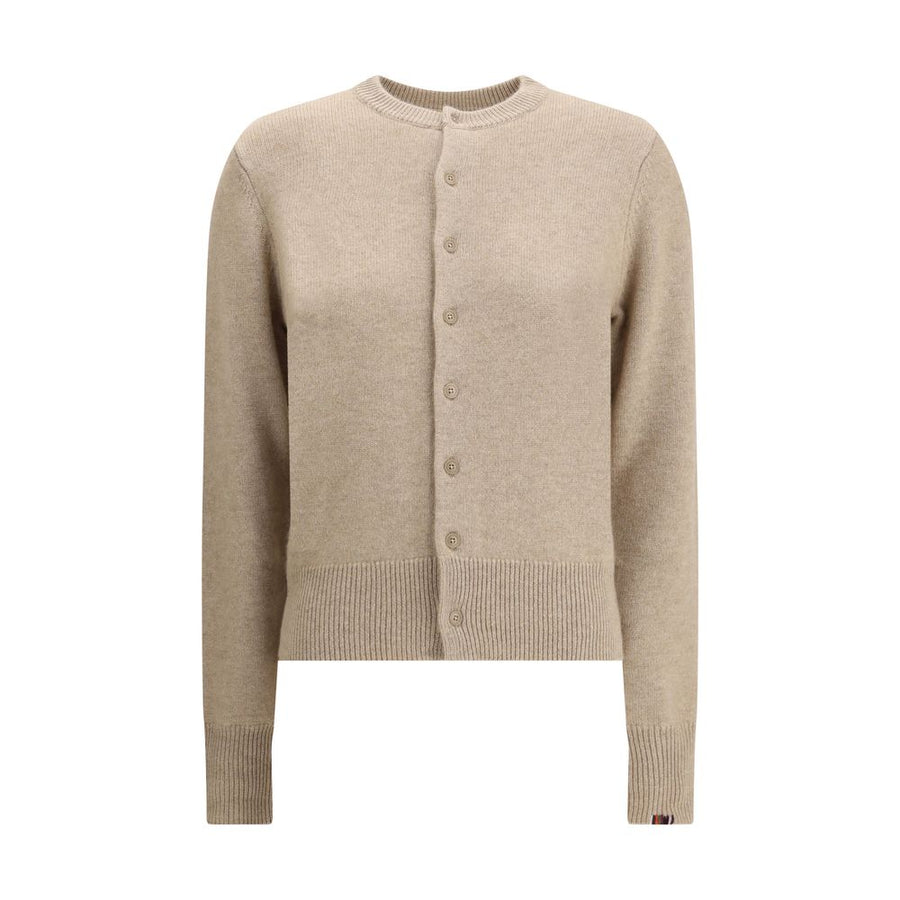 Beige Cashmere Cardigan