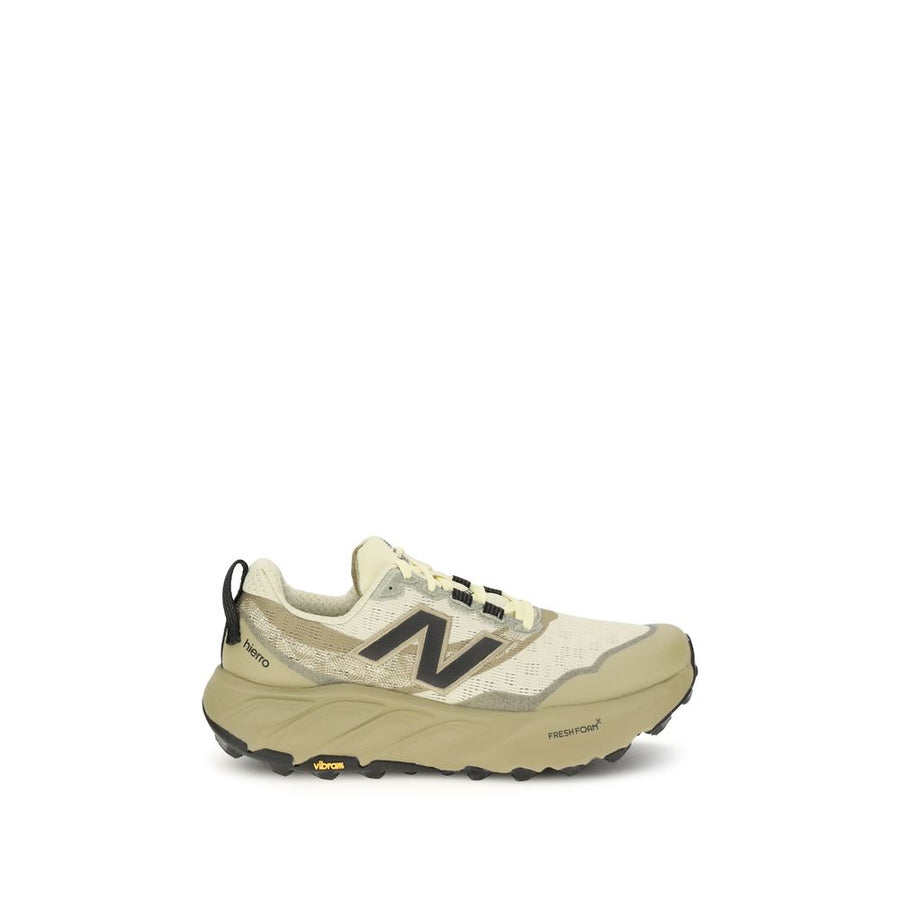 Beige Polyamide Athletic Sneakers
