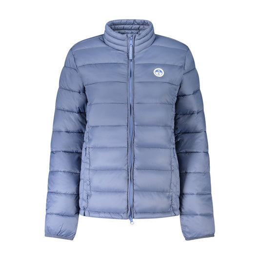 Blue Polyamide Jackets & Coat