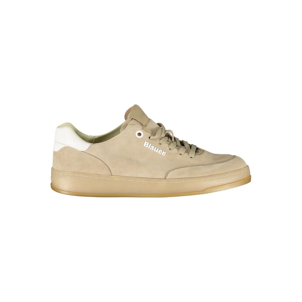 Beige Polyester Sneaker