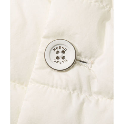 White Polyamide Sleveless Jacket