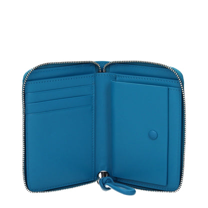 Blue Leather Wallet