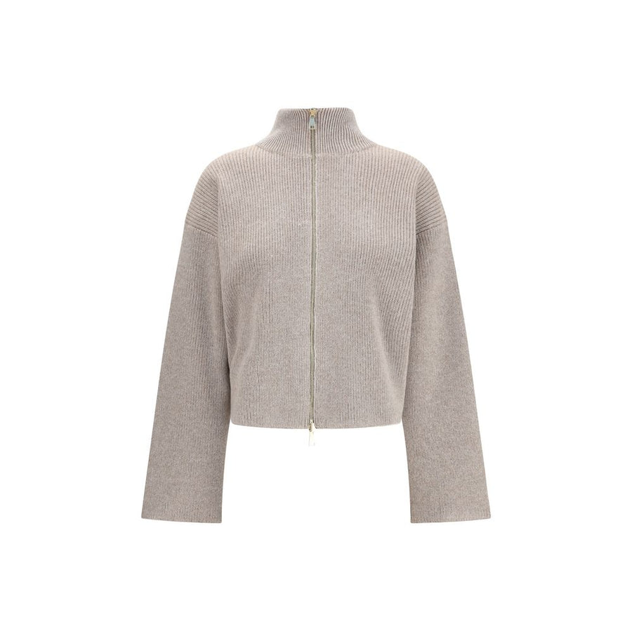 Beige Fleece Wool Coat