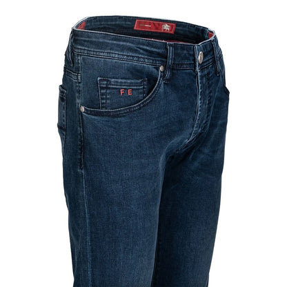 Blue Cotton Jeans Denim