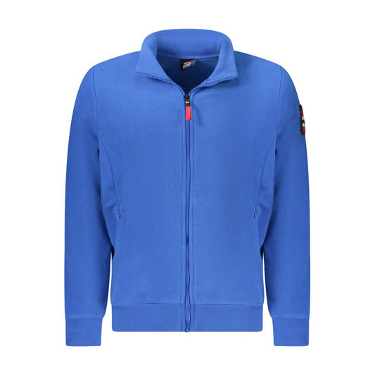 Blue Polyester Sweatshirt