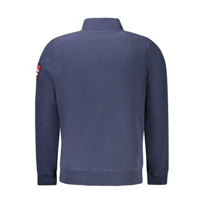 Blue Polyester Sweatshirt