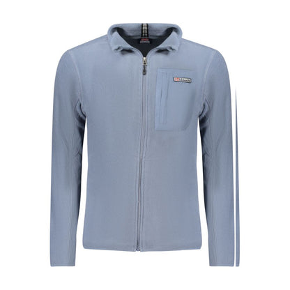 Blue Polyester Sweatshirt