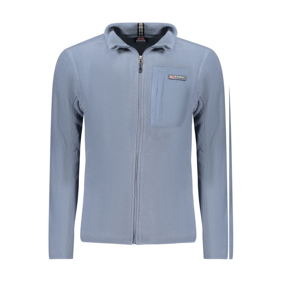 Blue Polyester Sweatshirt