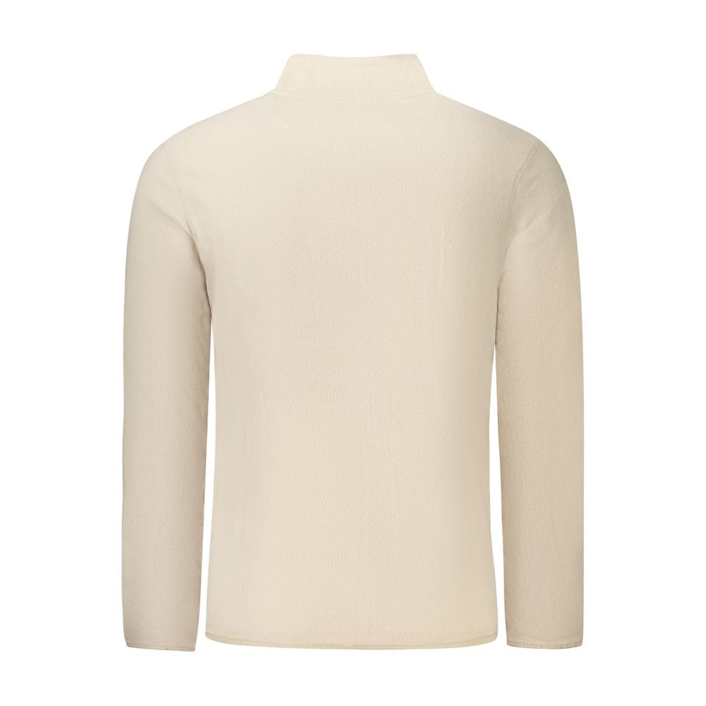 Beige Polyester Men Sweater