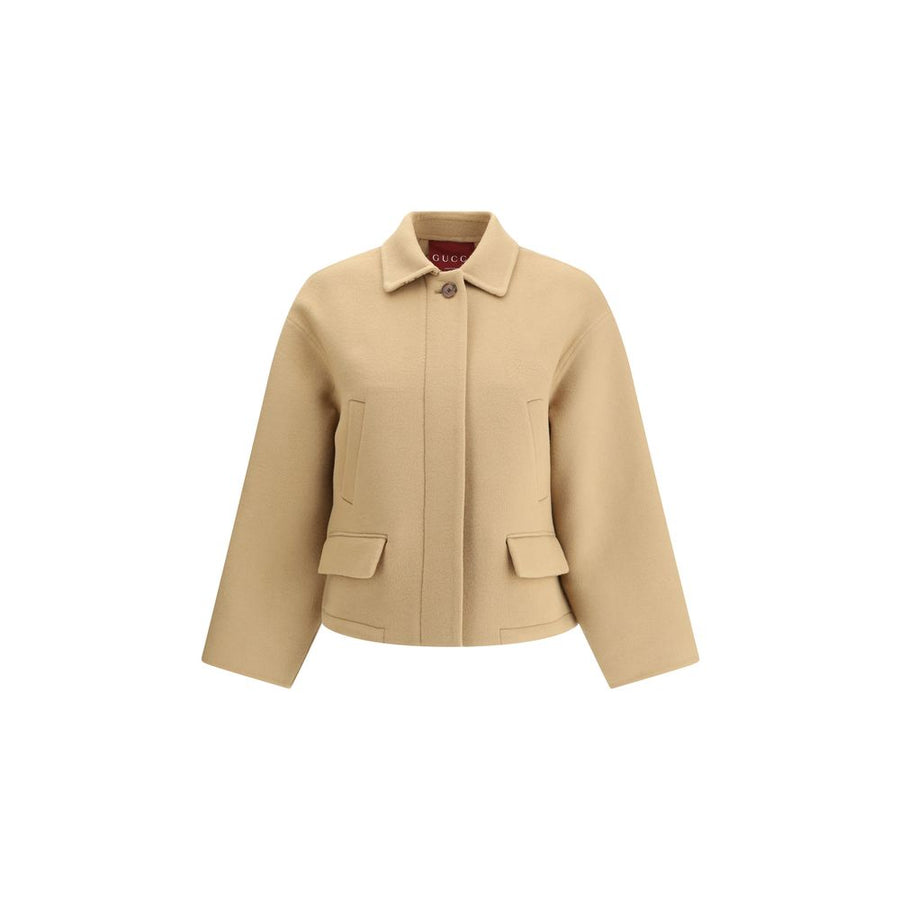 Beige Wool Clothing