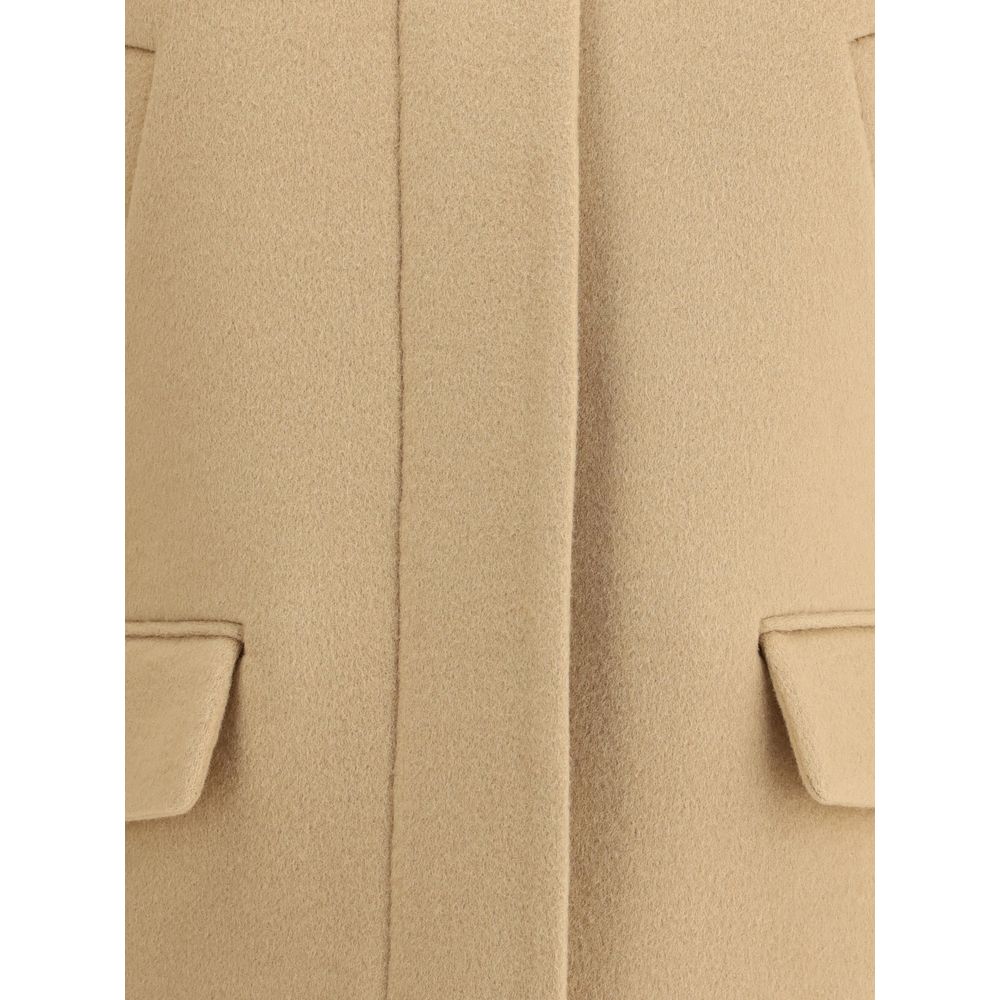Beige Wool Clothing
