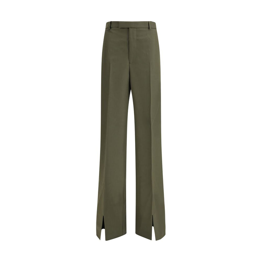 Green Wool Pants