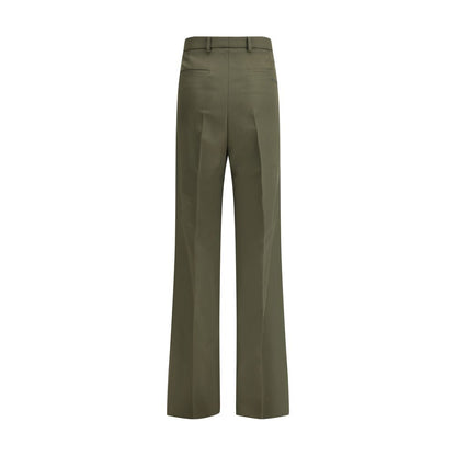 Green Wool Pants