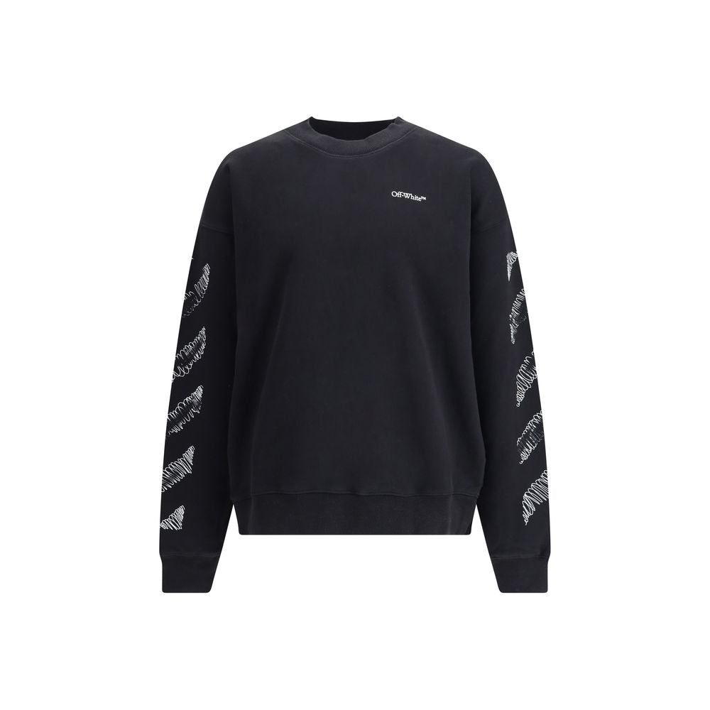 Black Cotton Sweatshirt