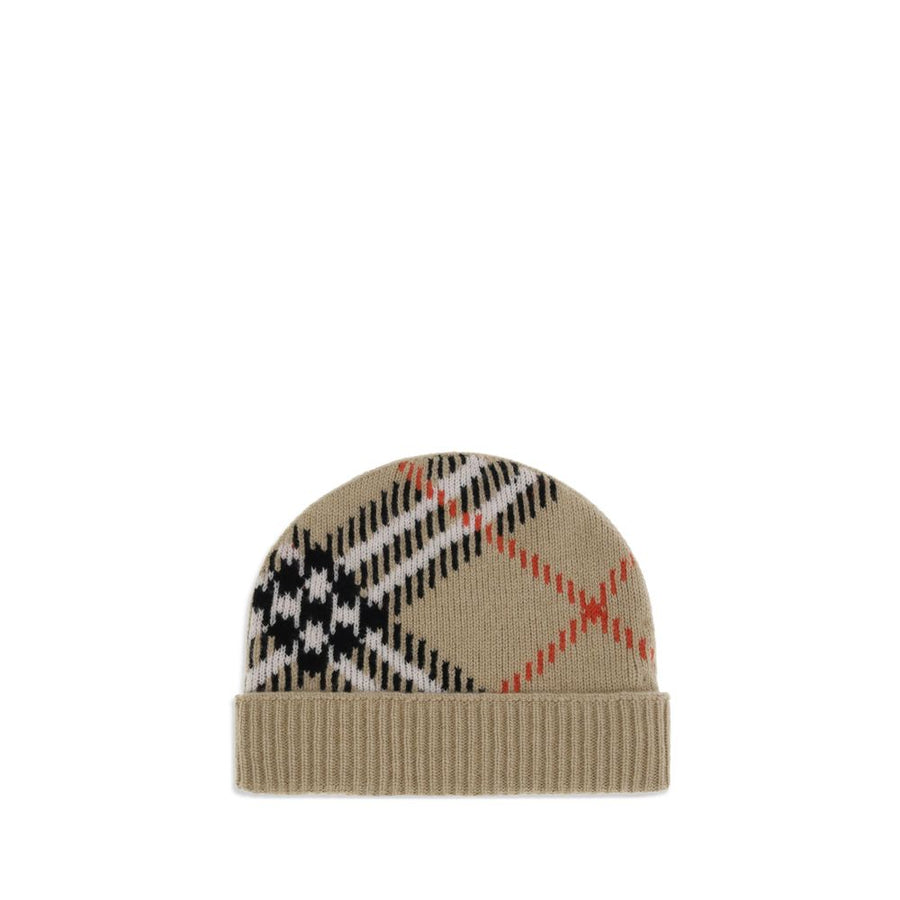 Beige Cashmere Beanie