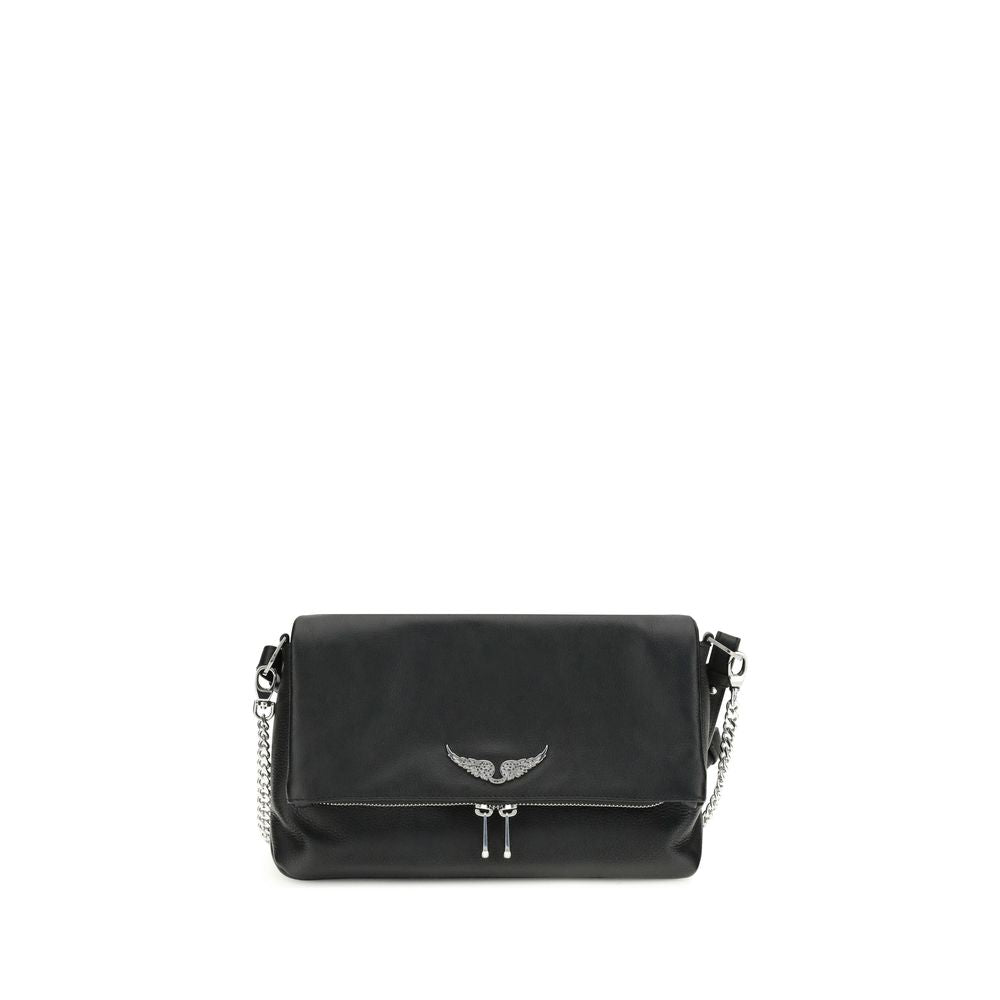 Black Calf Leather Bos Taurus Shoulder Bag