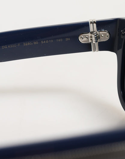 Blue Acetate Frame Polarized Lenses Sunglasses