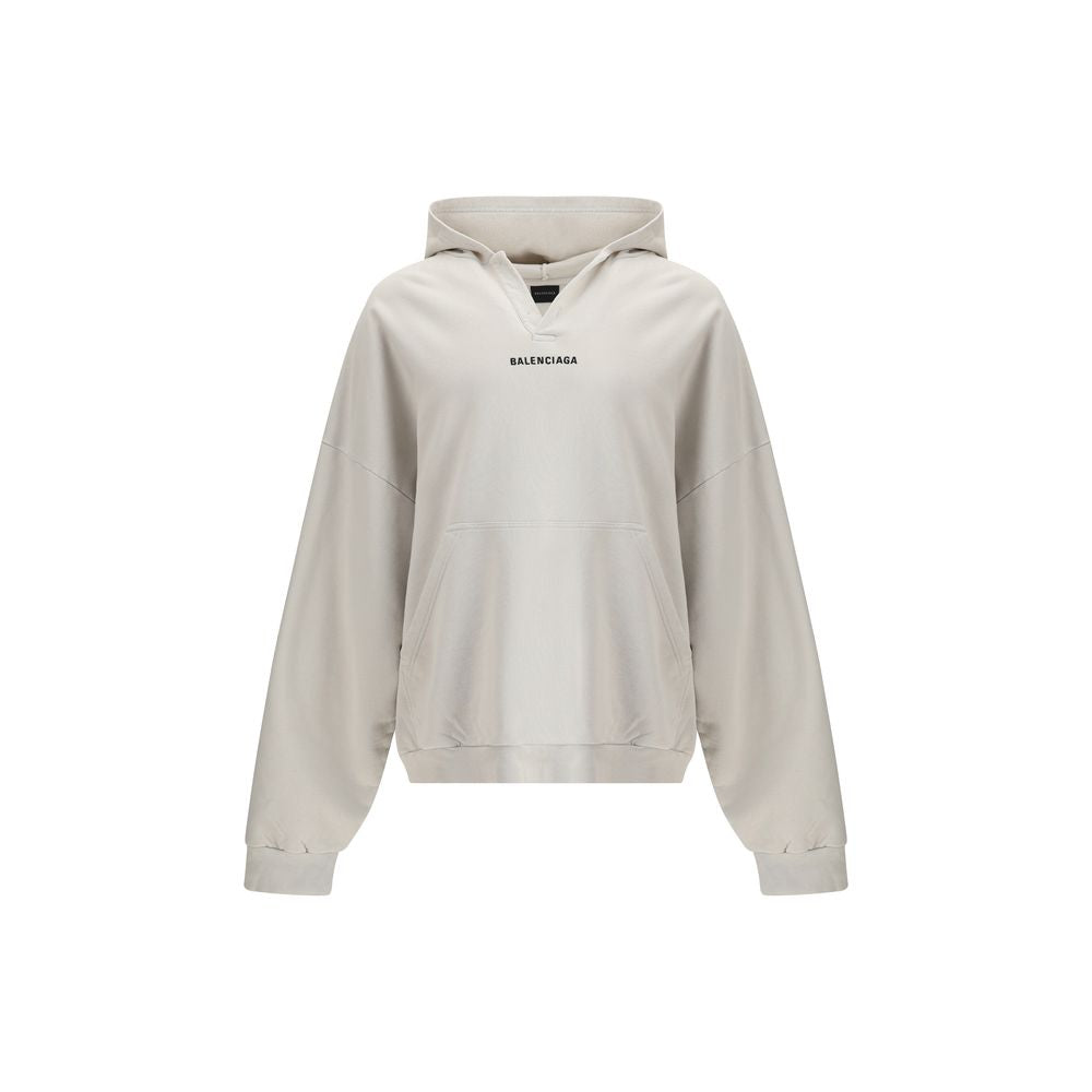 White Cotton Sweatshirt