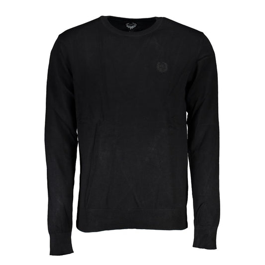 Black Viscose Men's Sweater