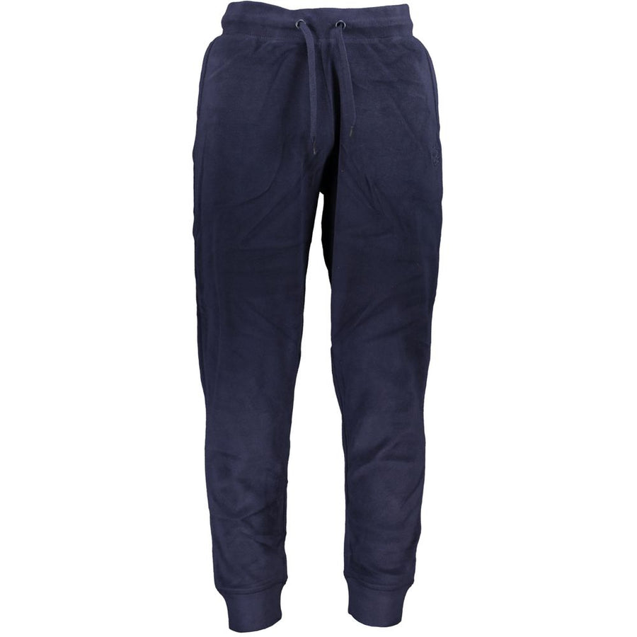 Blue Polyester Pant
